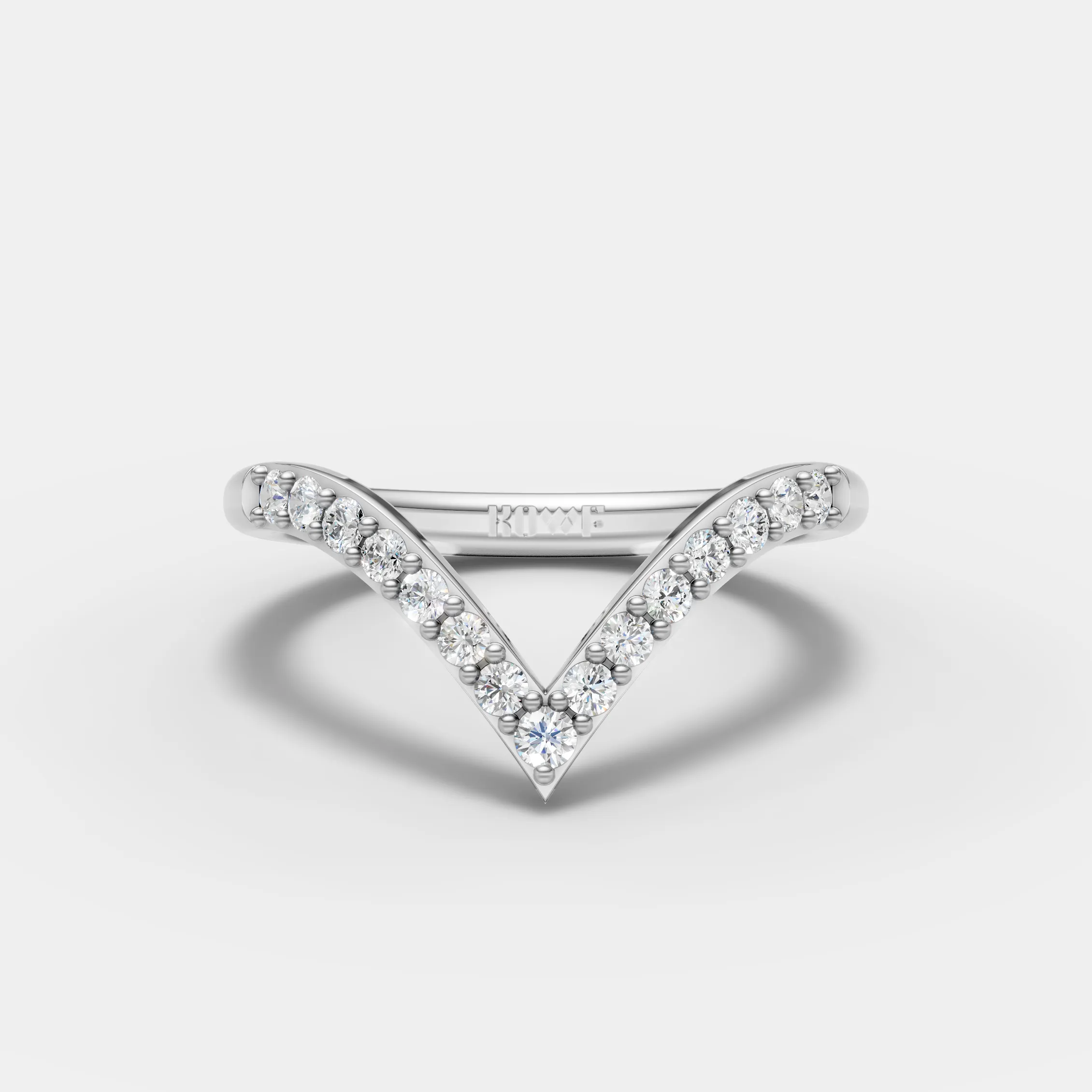 Wishbone Diamond Ring